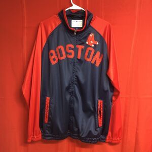Boston Red Sox Genuine Merchandise Full Zip Track Jacket Red & Blue size 2XL